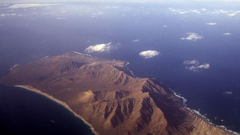Luchtfoto over Santa Luzia